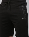 Shop Men Black Solid Regular Fit Shorts