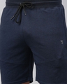 Shop Men Blue Solid Regular Fit Shorts