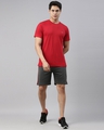 Shop Men Grey Solid Regular Fit Shorts