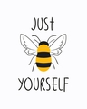 Shop Just Bee Yourself BoyfriendT-Shirt White