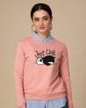 Shop Just Chill-penguin Fleece Light Sweatshirt-Front