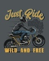 Shop Just Ride Cafe Racer Full Sleeve T-Shirt-Full