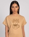 Shop Justneedcoffee Boyfriend T-Shirt-Front