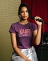 Shop Kaafi Cute Round Neck Crop Top T-Shirt