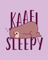 Shop Kaafi Sleepy Boyfriend T-Shirt-Full