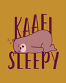 Shop Kaafi Sleepy Round Neck 3/4th Sleeve T-Shirt-Full