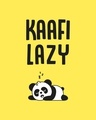 Shop Kafi Lazy Round Neck T-Shirt-Full