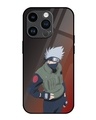 Shop Kakashi Premium Glass Cover for Apple iPhone 14 Pro-Front