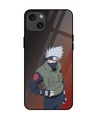 Shop Kakashi Premium Glass Cover for Apple iPhone 15 Plus-Front