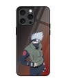 Shop Kakashi Premium Glass Cover for Apple iPhone 15 Pro Max-Front