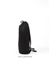 Shop Karbon Black Plain Small Backpack-Design