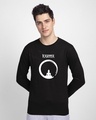 Shop Karma Cycle Full Sleeve T-Shirt Black-Front