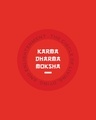 Shop Karma Dharma Moksha Crewneck Varsity Rib H/S T-Shirt Multicolors-Full