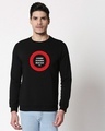 Shop Karma Dharma Moksha Fleece Sweatshirt (DL) Black-Front