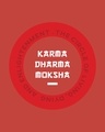 Shop Karma Dharma Moksha Half Sleeve Hoodie T-shirt-Full