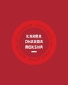Shop Karma Dharma Moksha Round Neck Vest Bold Red