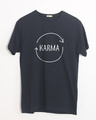 Shop Karma Half Sleeve T-Shirt-Front