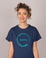 Shop Karma Swish Boyfriend T-Shirt-Front