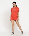 Shop Kaun Tha Boyfriend T-Shirt Smoke Red-Design