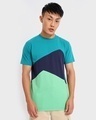 Shop Men's Kayaking Color Block T-shirt-Front
