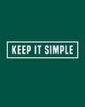Shop Keep It Simple Full Sleeve T-Shirt Forest Green