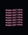 Shop Women's Black Keep Loving Yourself Typography Sweater-Full
