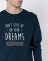 Shop Keep Sleeping Full Sleeve T-Shirt-Front