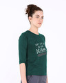 Shop Keep Sleeping Round Neck 3/4th Sleeve T-Shirt-Design