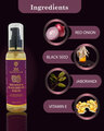 Shop Ayurvedic Red Onion & Black Seed Hair Nourishment Oil With Jaborandi-Full