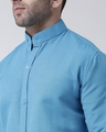 Shop Full Sleeves Cotton Casual Chinese Neck Shirt