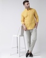 Shop Full Sleeves Cotton Casual Chinese Neck Shirt