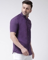 Shop Half Sleeves Cotton Casual Chinese Neck Shirt-Full