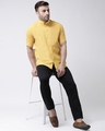 Shop Half Sleeves Cotton Casual Chinese Neck Shirt