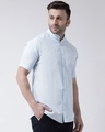 Shop Half Sleeves Cotton Casual Chinese Neck Shirt-Full