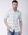 Shop Half Sleevess Cotton Casual Printed Shirt