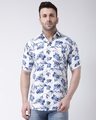 Shop Half Sleevess Cotton Casual Printed Shirt-Front