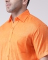Shop Men's Orange Casual Shirt