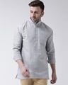 Shop Mens Short Kurta Full Sleeves-Front