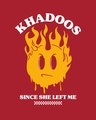 Shop Khadoos Half Sleeve T-Shirt Bold Red