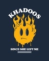 Shop Khadoos Half Sleeve T-Shirt Navy Blue