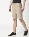 Shop Khaki Textured Men's Shorts-Design
