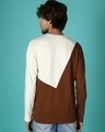 Shop Men's Brown & White Color Block T-shirt-Design