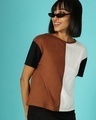 Shop Killer Brown Half & Half Short Top-Front