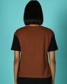 Shop Killer Brown Half & Half Short Top-Design