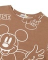 Shop Women's Killer Brown Mickey Graphic Printed Short Top