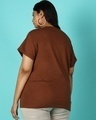 Shop Women's Killer Brown Plus Size Boyfriend T-shirt-Design