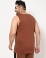 Shop Killer Brown Plus Size Round Neck Vest-Design