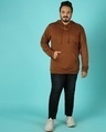 Shop Killer Brown Plus Size Sweatshirt Hoodie-Full