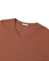 Shop Killer Brown Plus Size V-Neck T-shirt