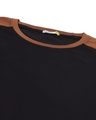Shop Men's Black & Brown Color Block T-shirt